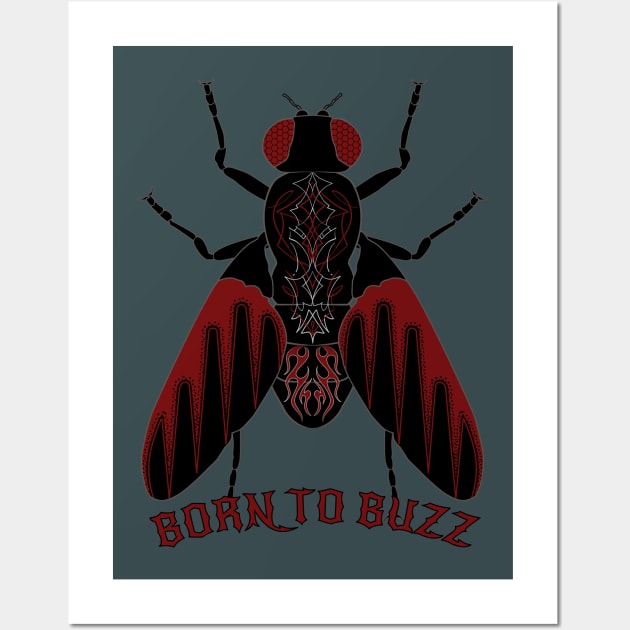 Born to Buzz Wall Art by SunGraphicsLab